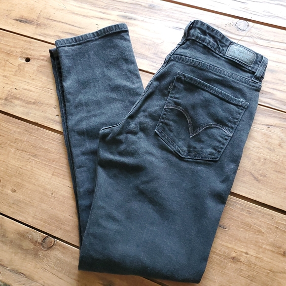 Levi's Denim - Levi's Women's Mid Rise Skinny Black Denim Jeans 6